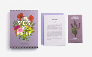 Seeds of Virtue Notecard & Seed Set - Flowers